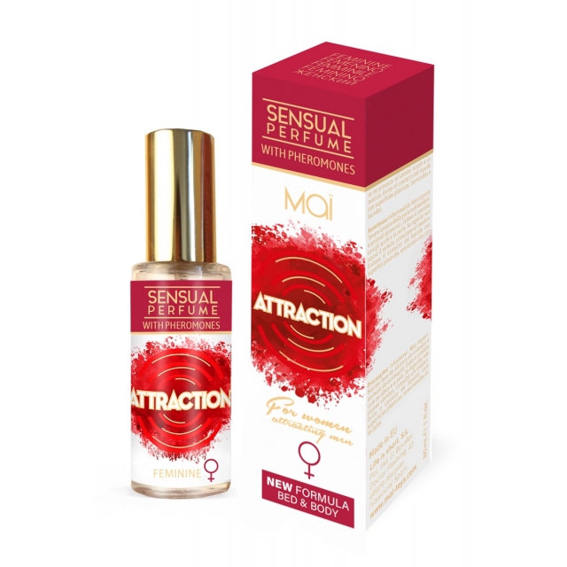 Parfum féminin aux phéromones 30ml - Attraction