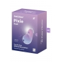 Stimulateur Pixie Dust air pulsé et vibrations - rose et violet