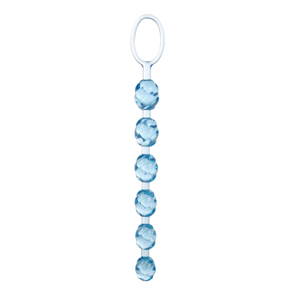 Perles anales CalExotics Swirl bleu