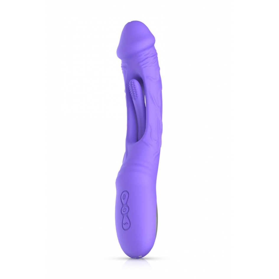 Vibro avec stimulateur de point G Flax - Good Vibes Only