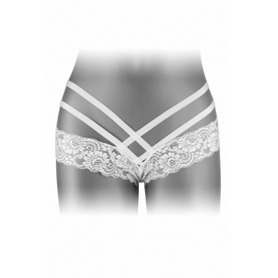 Tanga ouvert Anne - blanc