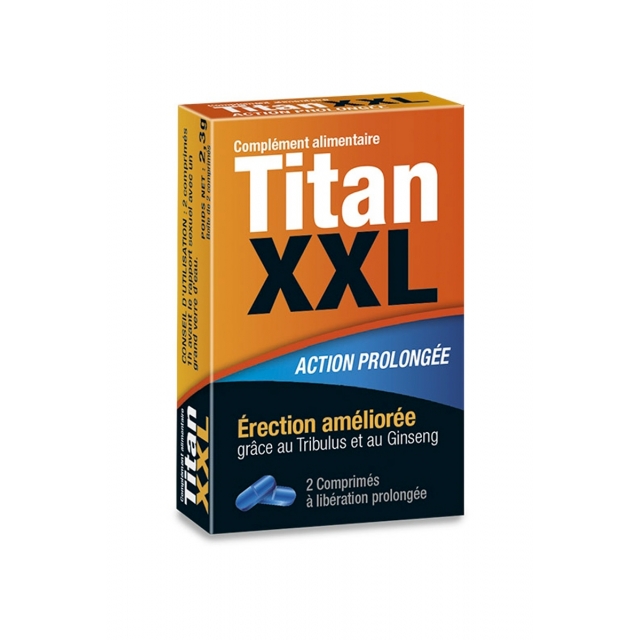 Titan XXL (2 gélules) - stimulant sexuel